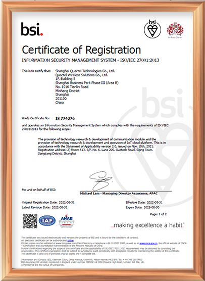 ISO/IEC 27001：信息安全管理体系
